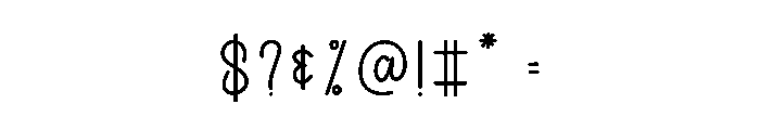 Hightlatter Font OTHER CHARS