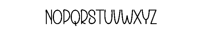 Hightlatter Font UPPERCASE