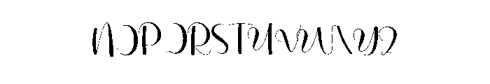 Hightlights Font UPPERCASE