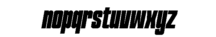 Hightone  Black Italic Font LOWERCASE