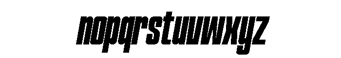 Hightone  Bold Italic Font LOWERCASE
