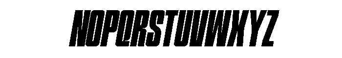 Hightone-ExtraBoldItalic Font UPPERCASE