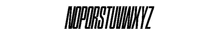 Hightone-ExtraLightItalic Font UPPERCASE