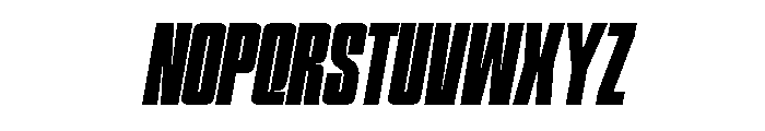 Hightone-Italic Font UPPERCASE