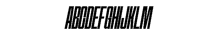 Hightone  Light Italic Font UPPERCASE