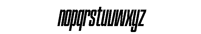 Hightone  Light Italic Font LOWERCASE