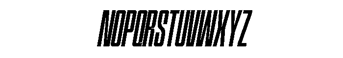 Hightone-LightItalic Font UPPERCASE