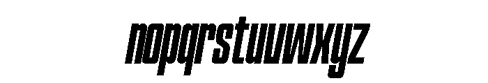 Hightone  Medium Italic Font LOWERCASE