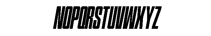 Hightone-MediumItalic Font UPPERCASE