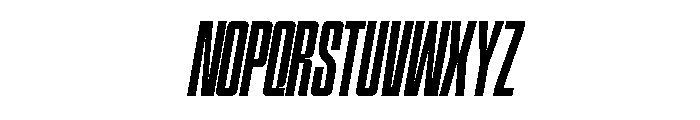 Hightone  Regular Italic Font UPPERCASE