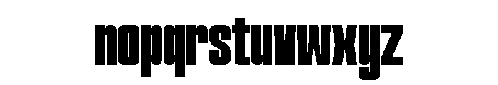Hightone-Regular Font LOWERCASE