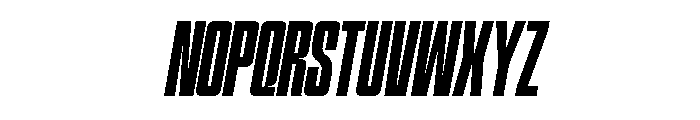 Hightone  Semi Bold Italic Font UPPERCASE
