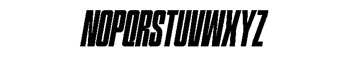 Hightone-SemiBoldItalic Font UPPERCASE