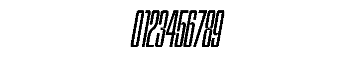 Hightone  Thin Italic Font OTHER CHARS