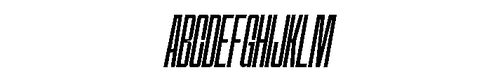 Hightone  Thin Italic Font UPPERCASE