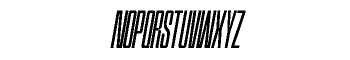 Hightone  Thin Italic Font UPPERCASE
