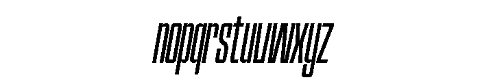 Hightone  Thin Italic Font LOWERCASE