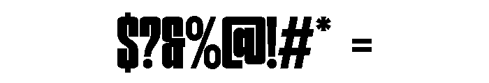 Hightone Vol2 Black Font OTHER CHARS