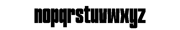 Hightone Vol2 Black Font LOWERCASE