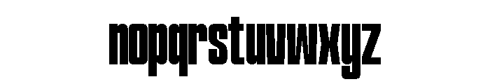Hightone Vol2 Bold Font LOWERCASE