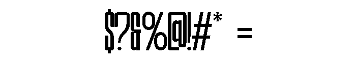 Hightone Vol2 Extra Light Font OTHER CHARS