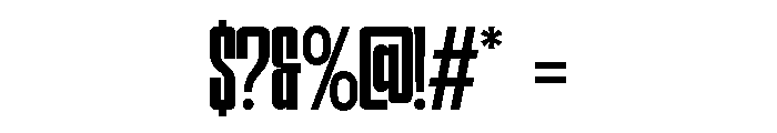 Hightone Vol2 Medium Font OTHER CHARS