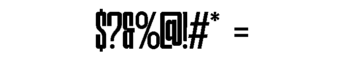 Hightone Vol2 Regular Font OTHER CHARS