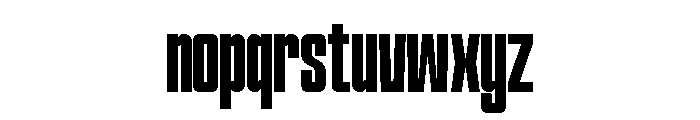 Hightone Vol2 Semi Bold Font LOWERCASE