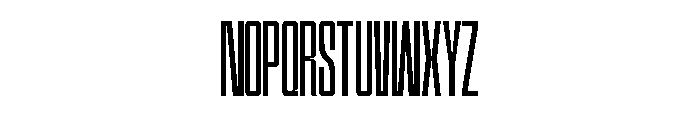 Hightone Vol2 Thin Font UPPERCASE