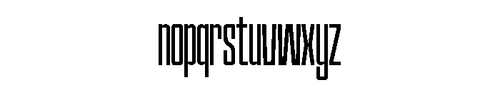 Hightone Vol2 Thin Font LOWERCASE