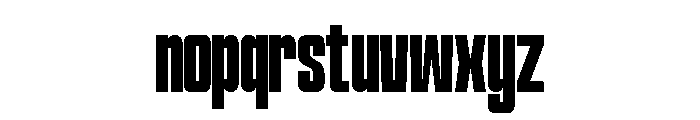 HightoneVol2-Bold Font LOWERCASE