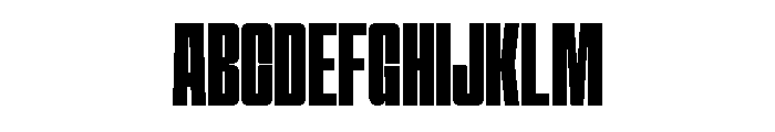 HightoneVol2-ExtraBold Font UPPERCASE