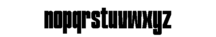 HightoneVol2-ExtraBold Font LOWERCASE