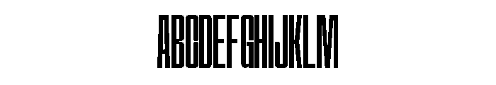 HightoneVol2-ExtraLight Font UPPERCASE
