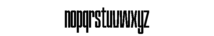 HightoneVol2-ExtraLight Font LOWERCASE