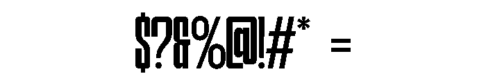 HightoneVol2-Regular Font OTHER CHARS