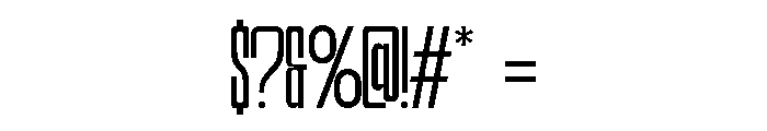 HightoneVol2-Thin Font OTHER CHARS
