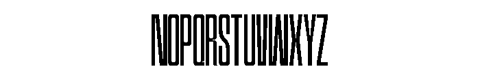 HightoneVol2-Thin Font UPPERCASE