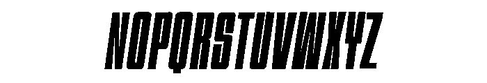 Hightrack Font UPPERCASE