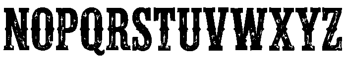 Highway Heritage Serif Font LOWERCASE