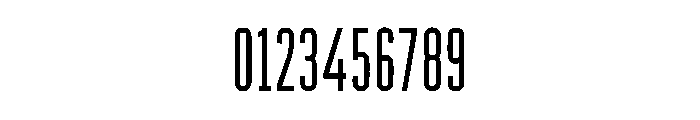 Highway Narrow Font OTHER CHARS