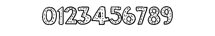 Highway Stitch By Squee Regular Font OTHER CHARS