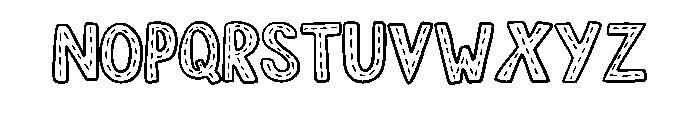 Highway Stitch By Squee Regular Font LOWERCASE