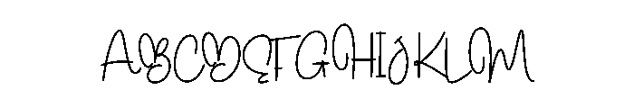 Highwish Stylishgirl Font UPPERCASE