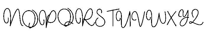 Highwish Stylishgirl Font UPPERCASE