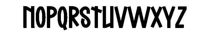 Higway Font LOWERCASE