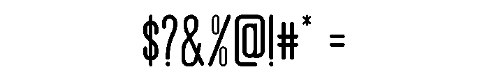 Hihgsky Regular Font OTHER CHARS