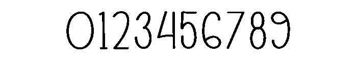 Hiking Newyear Font OTHER CHARS