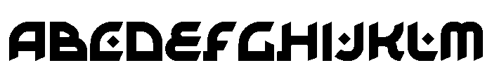 Hilalian Font UPPERCASE