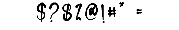 Hilgates Font OTHER CHARS